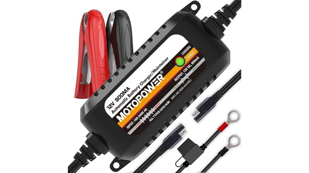 motorcycle battery charger maintainer