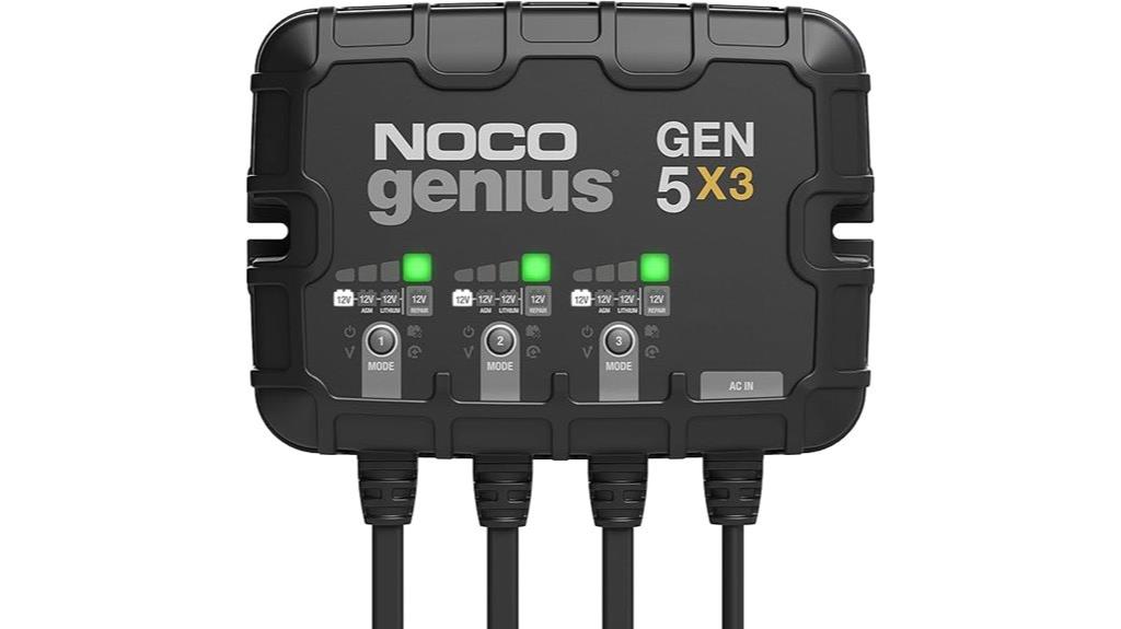 multi bank car battery charger