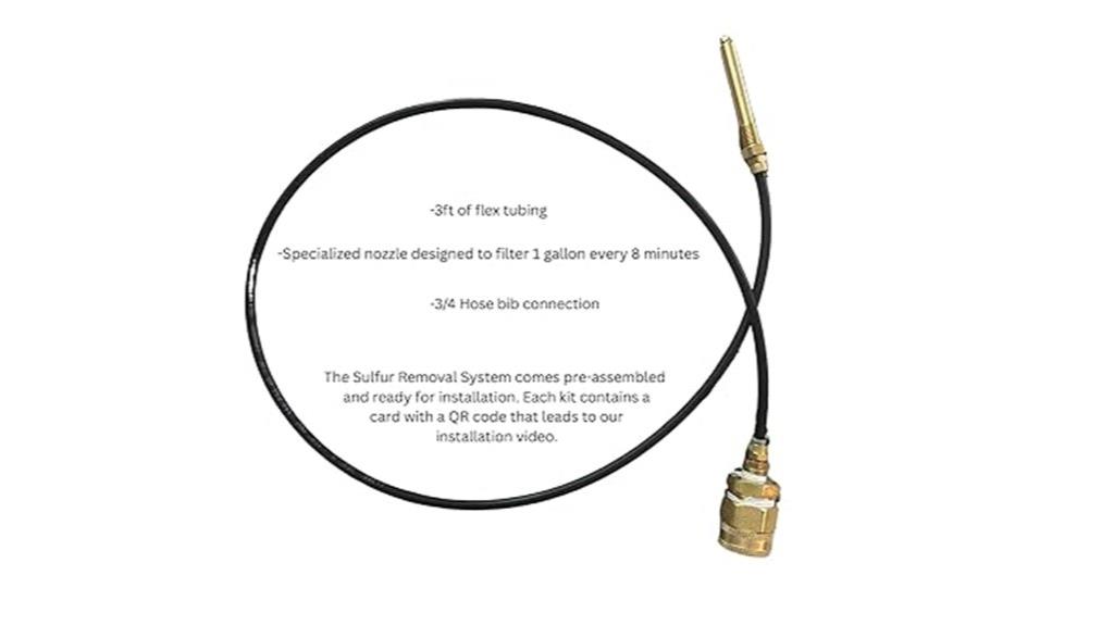 multi well sulfur odor removal