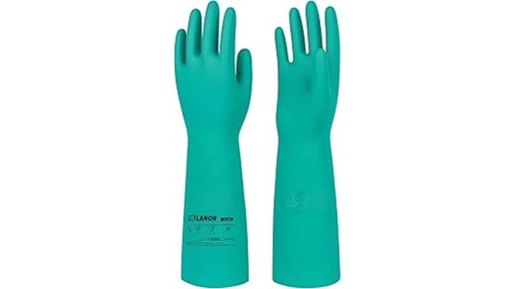 nitrile chemical resistant gloves
