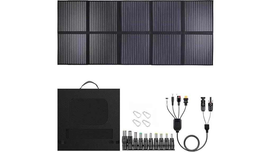 portable 1000w foldable solar panel