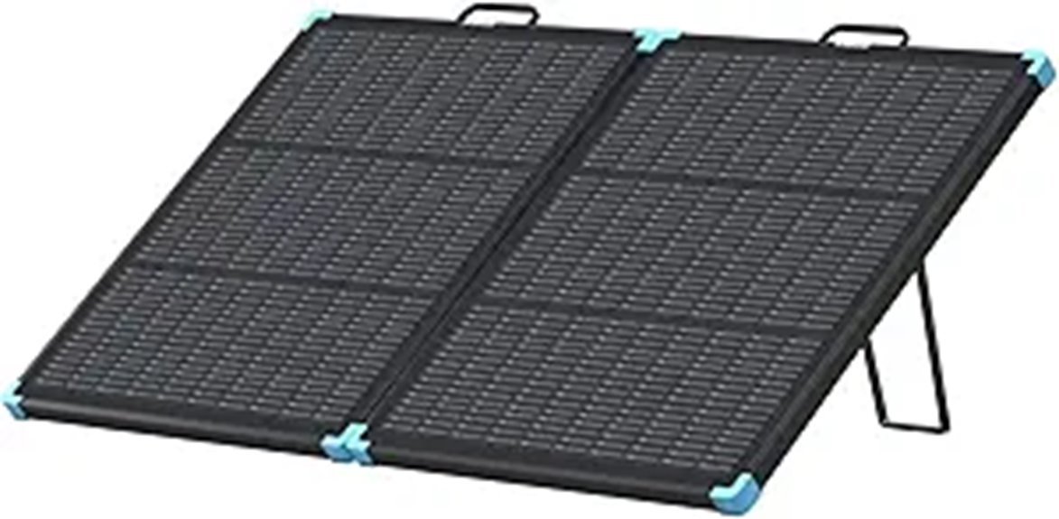 portable 100w foldable solar
