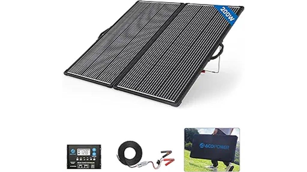 portable 200w solar kit