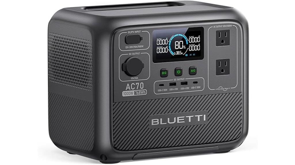 portable 768wh lifepo4 power