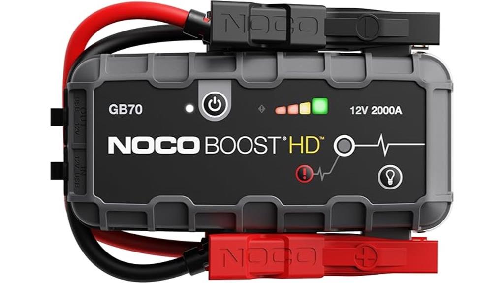 portable jump starter and power bank