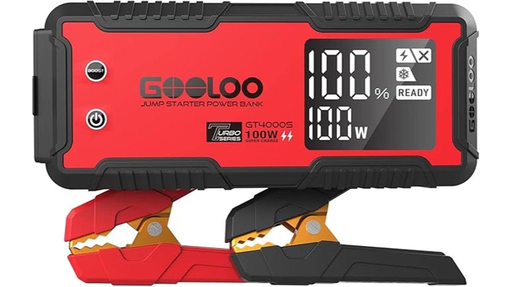 powerful car jump starter