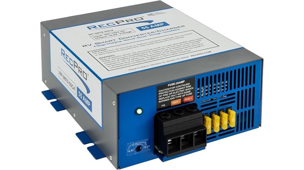 rv power converter 55 amp