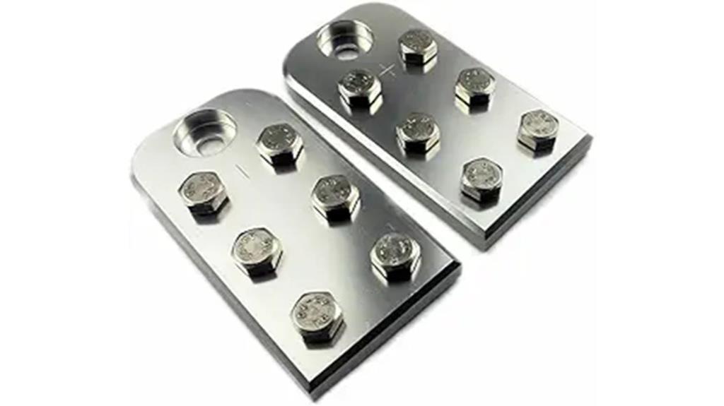 six point flat lug terminals