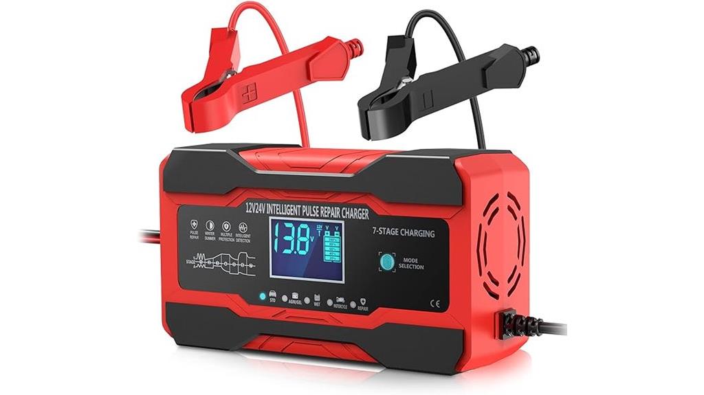 smart 12v 24v battery charger