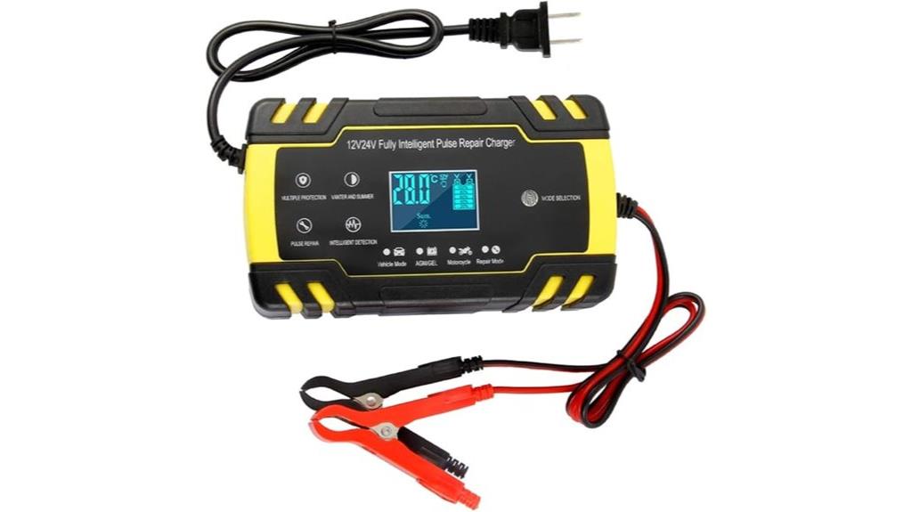 smart 12v 24v battery charger