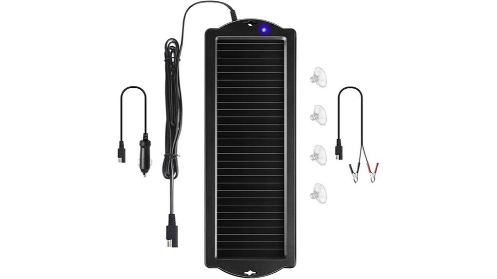 solar powered car battery maintainer