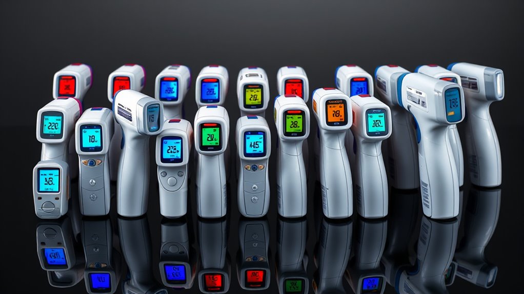 top battery infrared thermometers