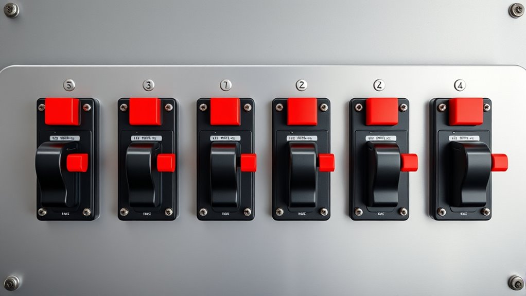 top battery isolation switches