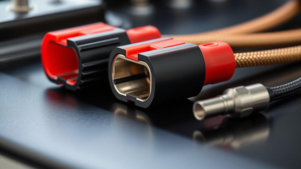 top battery terminal connectors