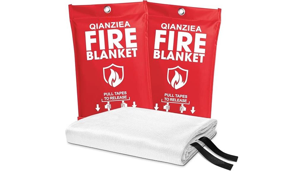 two pack fire blankets