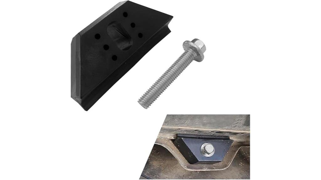 vehicle battery securing clamp