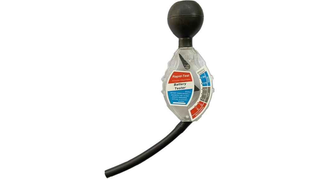 vehicle battery specific gravity