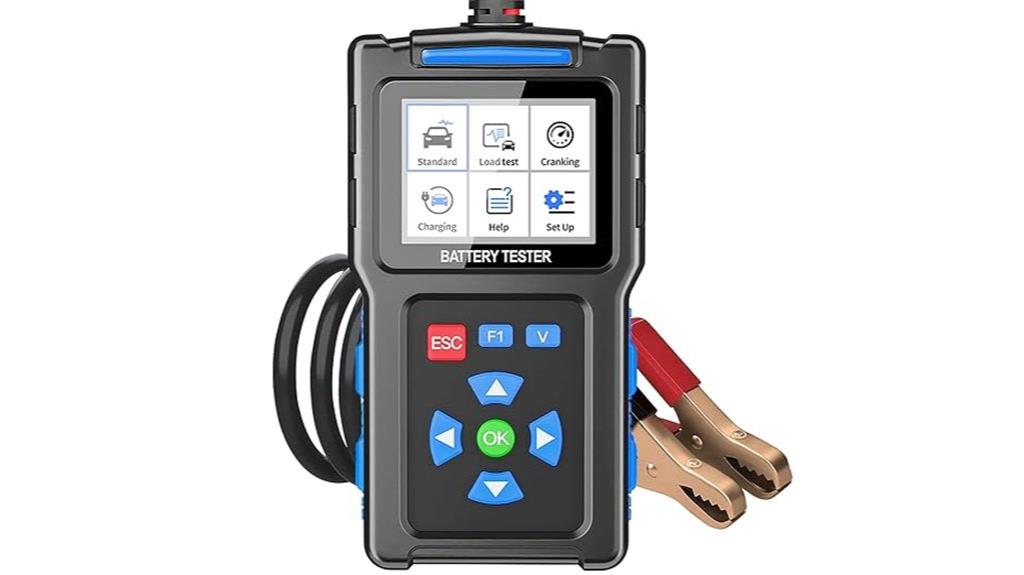 vehicle battery testing device