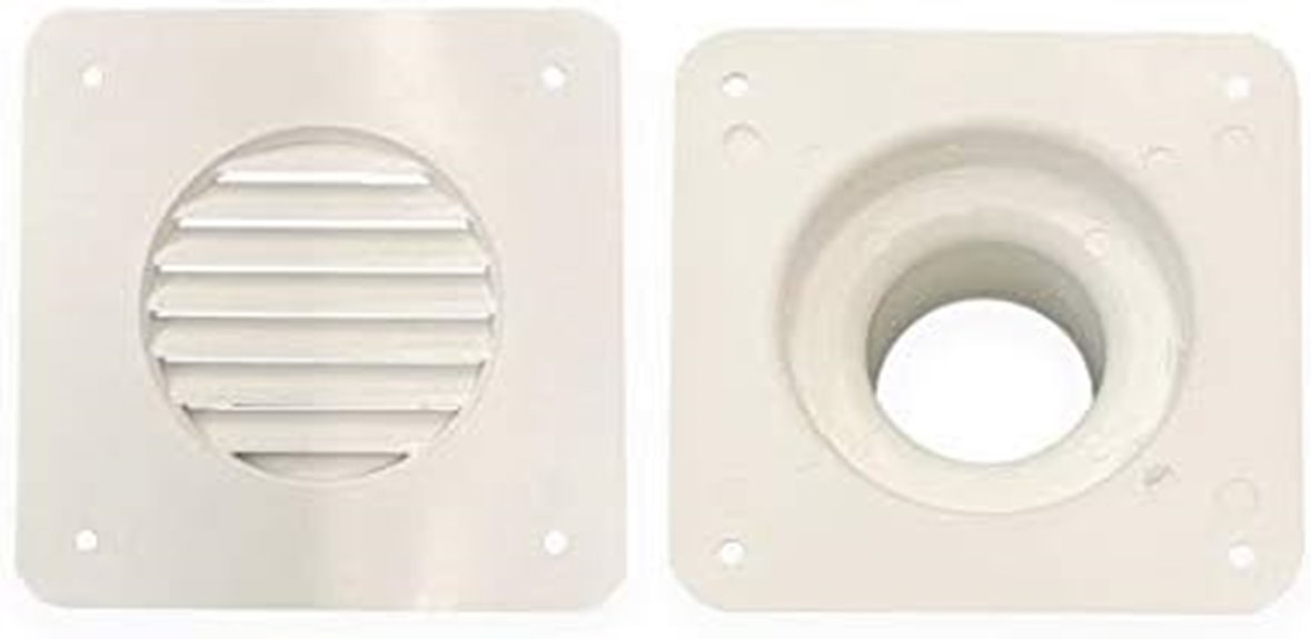 white battery box vent