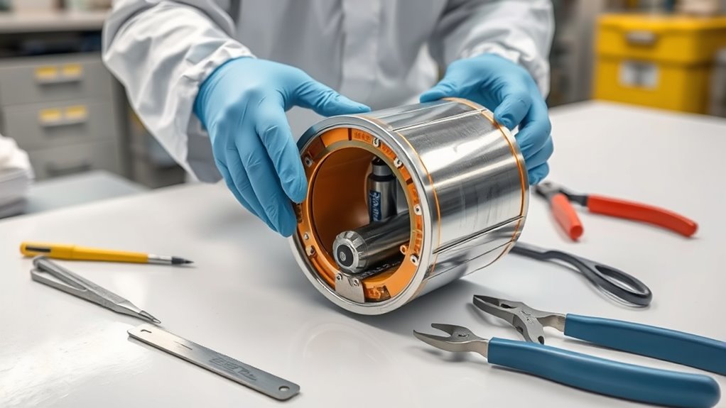 battery disassembly and processing