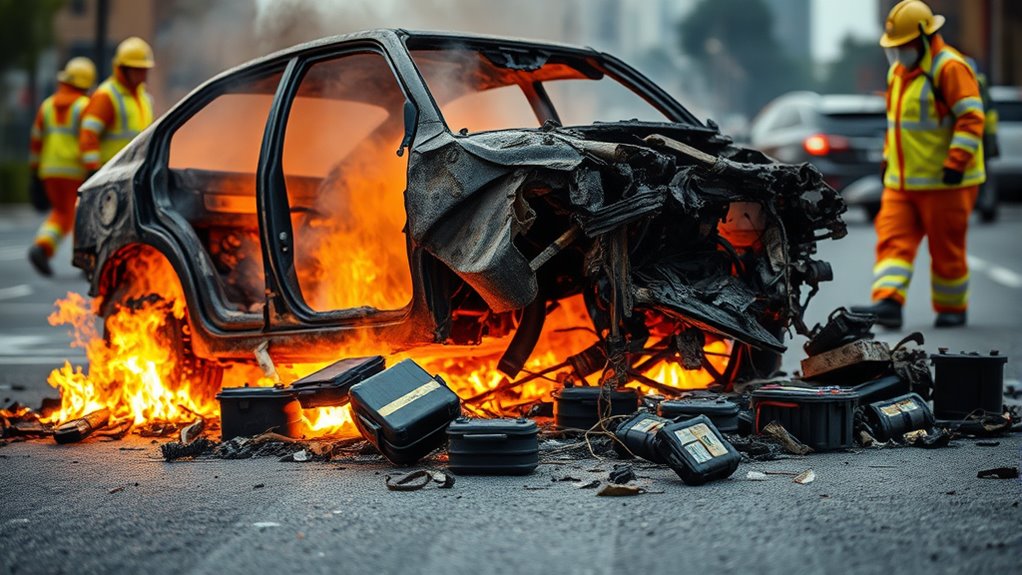 battery fire liability management