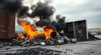 battery fire liability risks