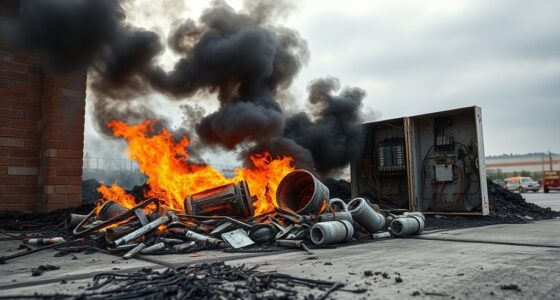 battery fire liability risks