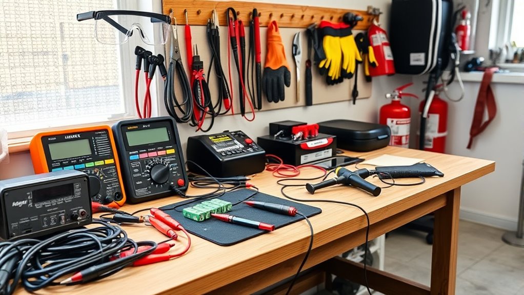 battery reconditioning workshop setup