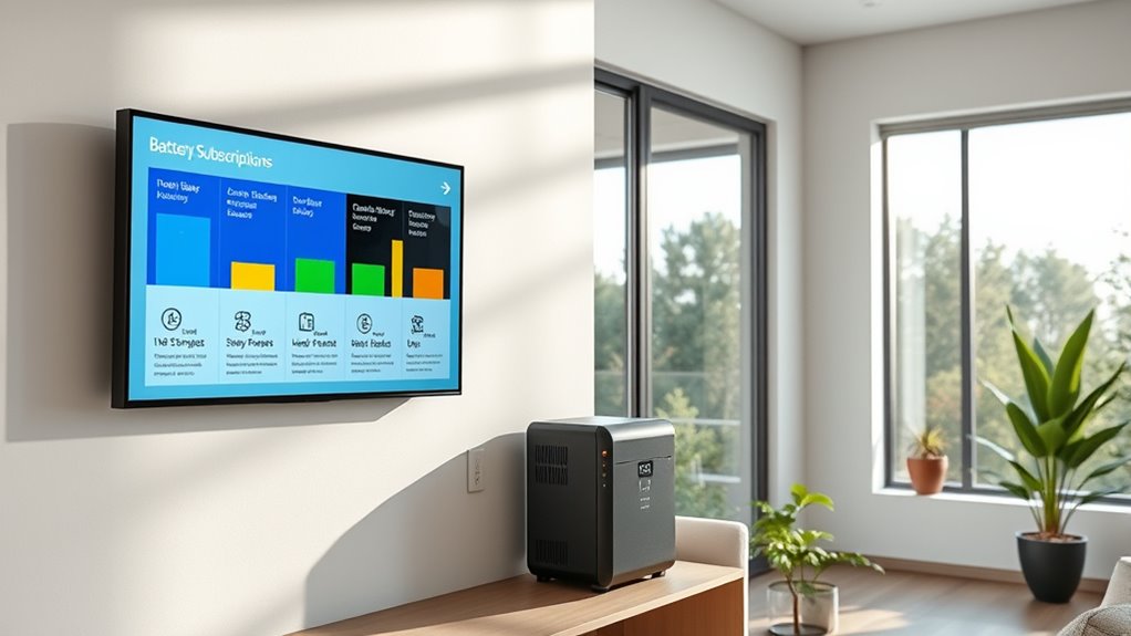 battery subscription enhances energy management