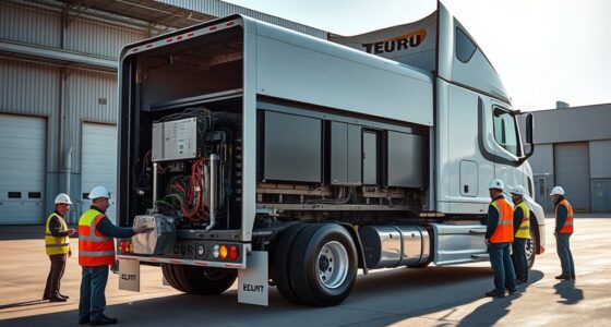 electric truck battery advancements