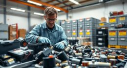 end of life battery pickup