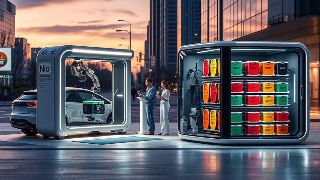 fast scalable battery swapping