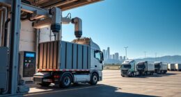 heavy duty truck battery swapping