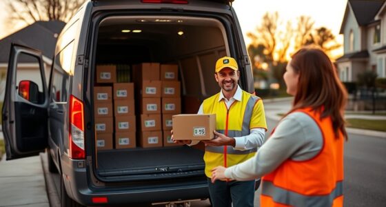 household battery courier service