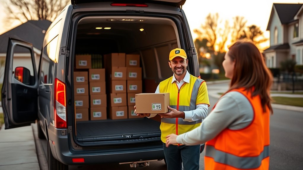 household battery courier service