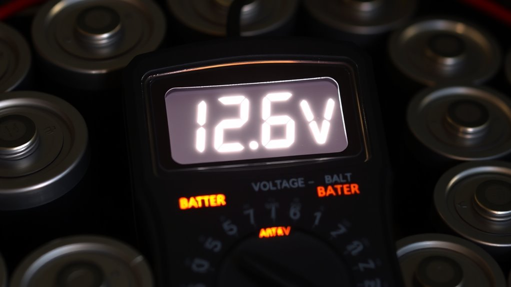 interpreting battery voltage fluctuations