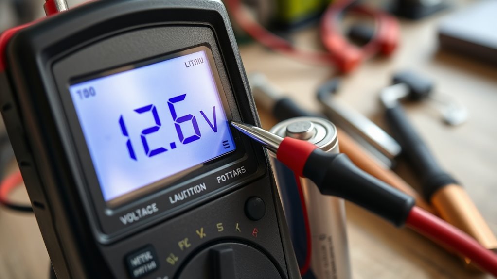 interpreting battery voltage levels