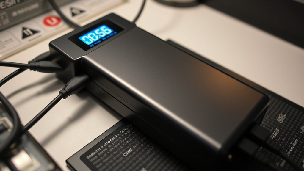 maintain proper charging temperature