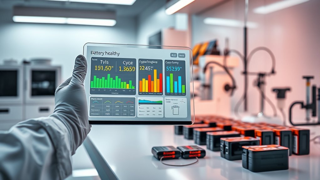 monitoring battery degradation patterns