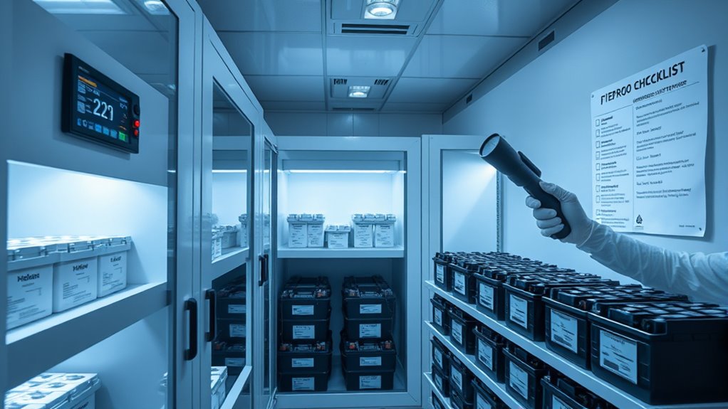 proper lithium battery storage