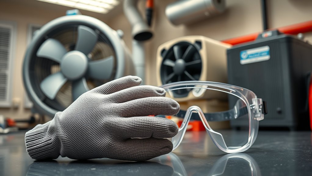 protective equipment for battery reconditioning