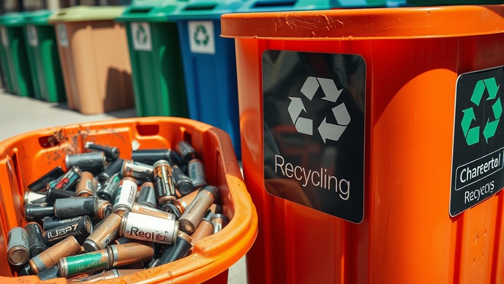recycle batteries to protect