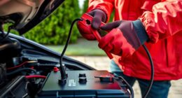 safe car battery jump start