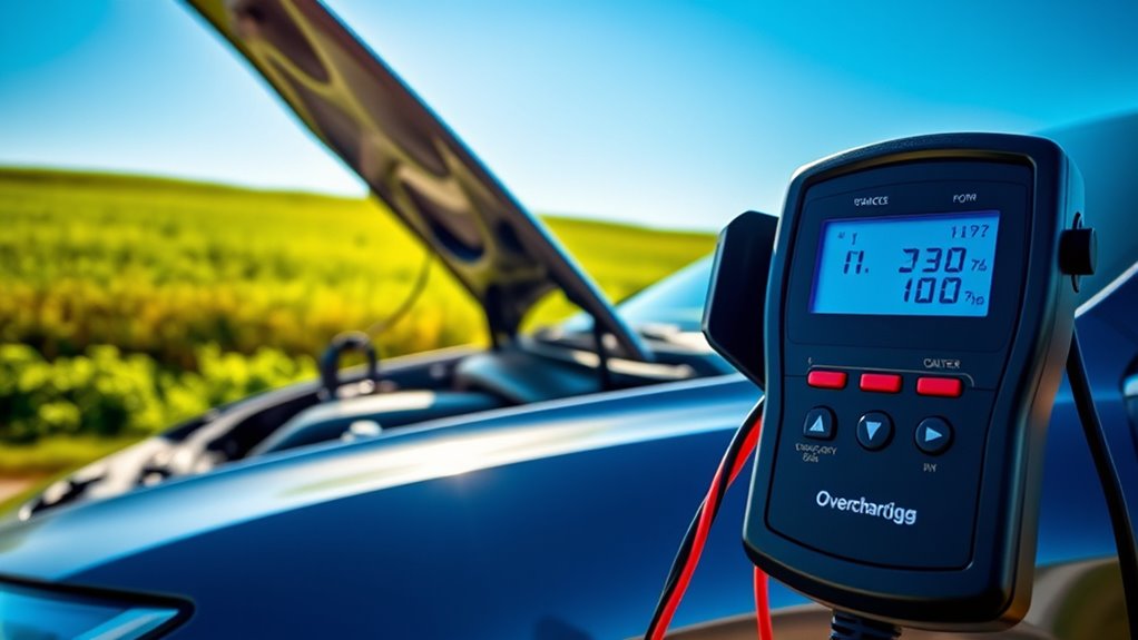 use trickle chargers cautiously