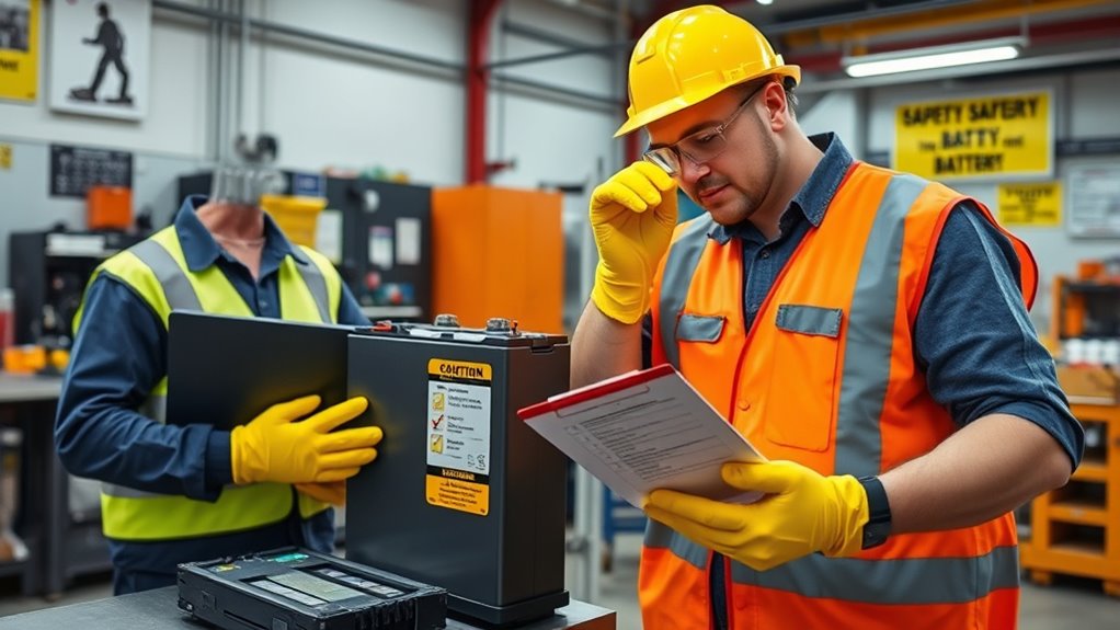 workplace battery safety protocols