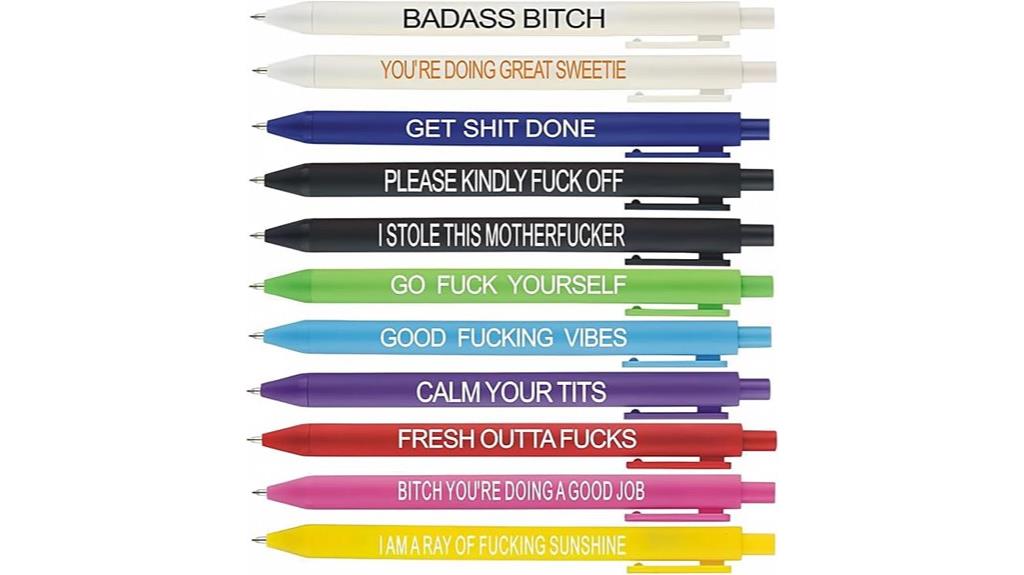 comical office pen collection