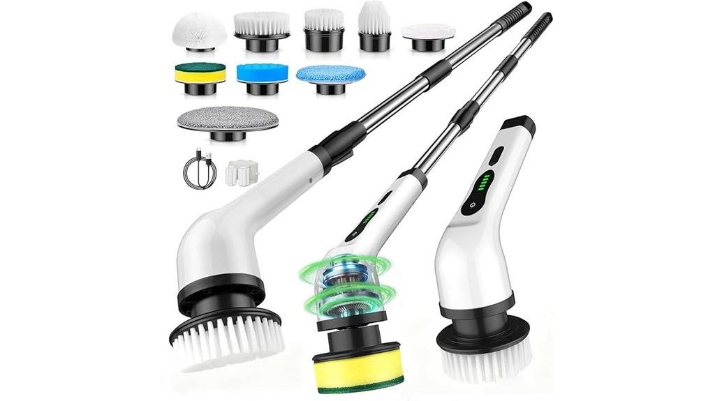 cordless waterproof cleaning device