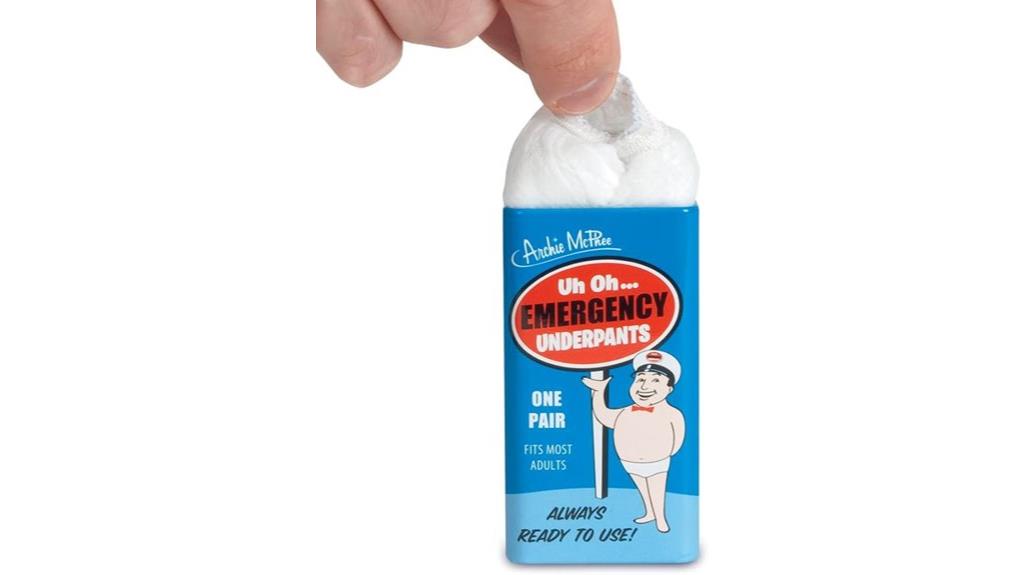 emergency underpants included