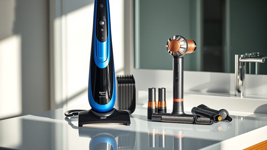 hair styling features comparison