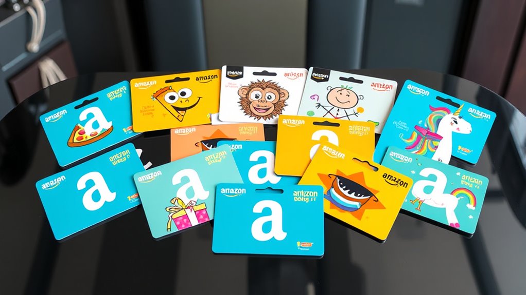 humorous amazon gift card designs